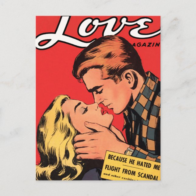 Postal Totalmente en amor (Anverso)