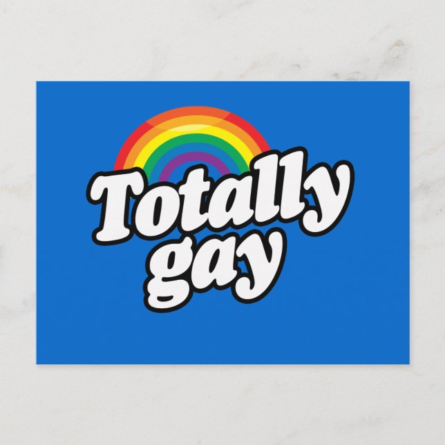 Postal TOTALMENTE GAY RAINBOW -.png (Anverso)