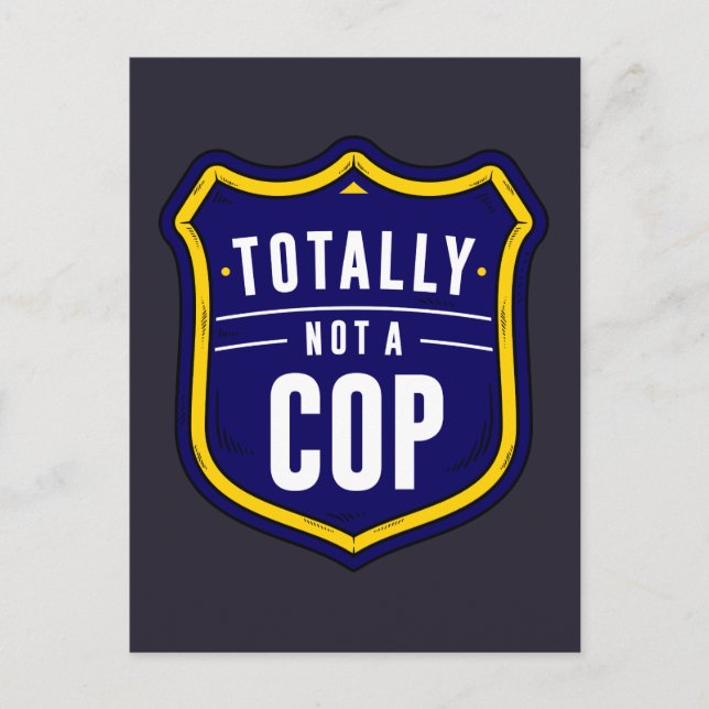Postal Totalmente No Un Cop (Anverso)
