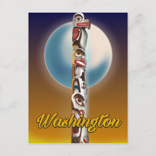 Postal Tótem de Washington