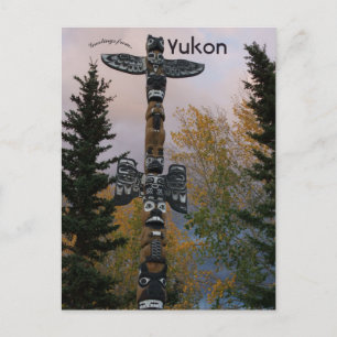 Postal Tótem en Yukon Canadá