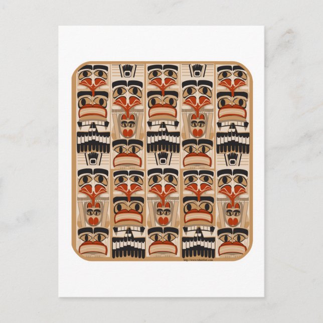 Postal Tótem Pole (Anverso)