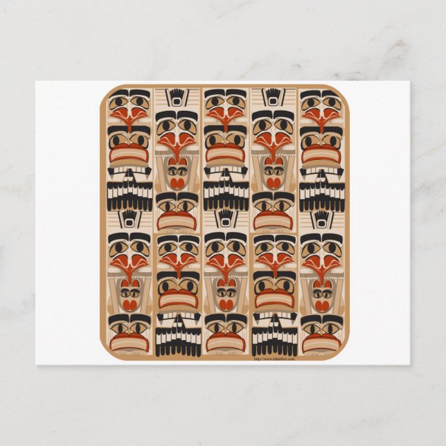 Postal Tótem Pole (Anverso)