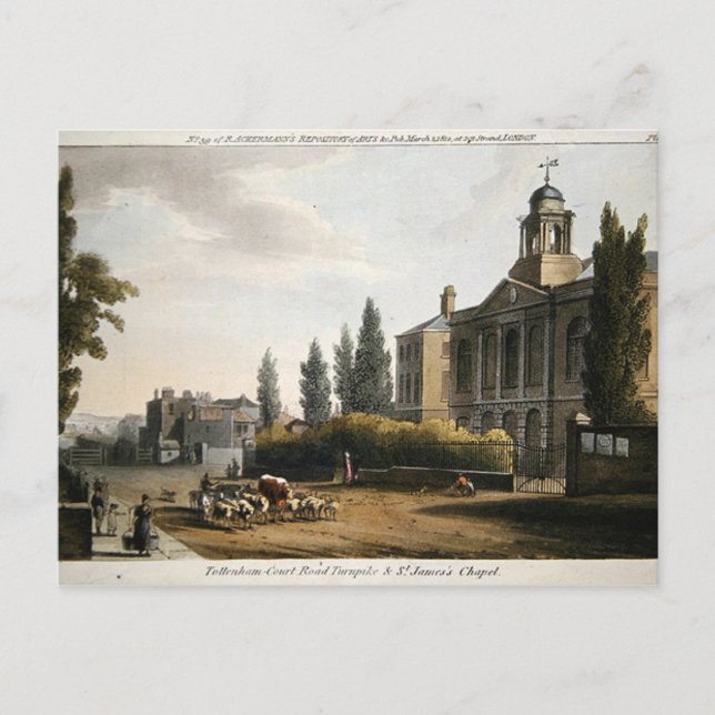 Postal Tottenham Court Road Turnpike (Anverso)