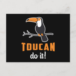 Postal Toucan Do It Bird Watcher Waters Retro Toucans