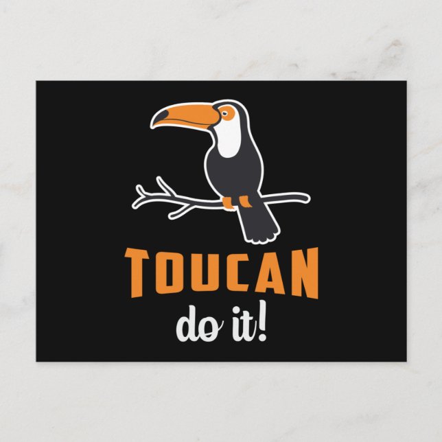 Postal Toucan Do It Bird Watcher Waters Retro Toucans (Anverso)