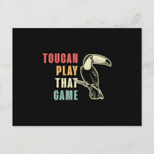 Postal Toucan Play That Game Bird Watcher Retro Toucans