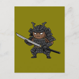 Postal Tough Coconut Samurai Guardian Katana Illustration
