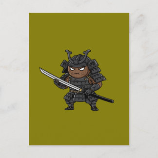 Postal Tough Coconut Samurai Guardian Katana Illustration