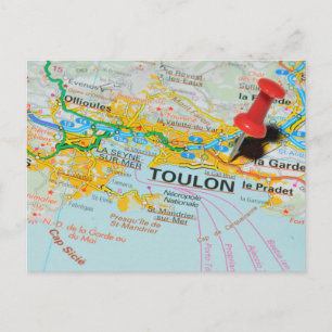 Postal Toulon, Francia