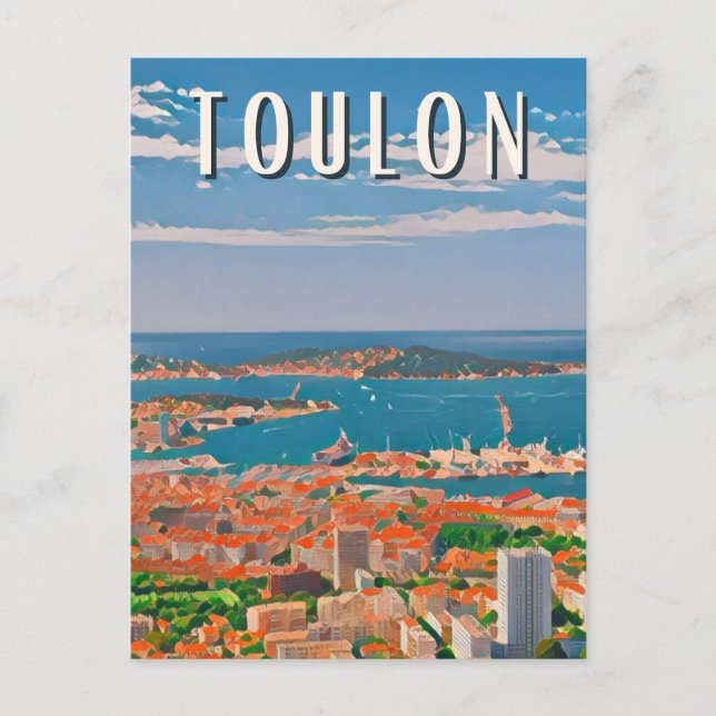 Postal Toulon Photo Vintage  (Anverso)