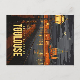 Postal Toulouse de nuit