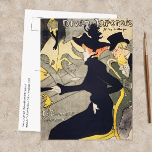 Postal Toulouse-Lautrec - Divan Japonais