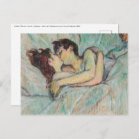 Toulouse-Lautrec - En La Cama, El Beso
