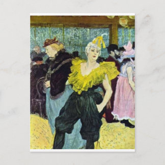 Postal Toulouse Lautrec La imagen vintage de la frescura,