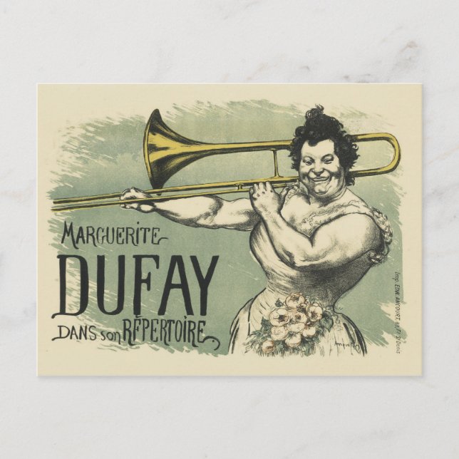 Postal Toulouse Lautrec Poster Art (Anverso)