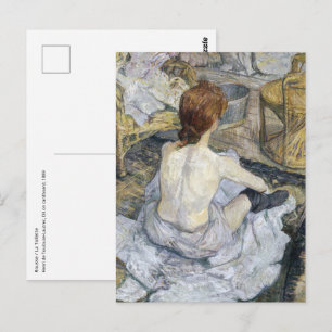 Postal Toulouse-Lautrec - Rousse / La Toilette