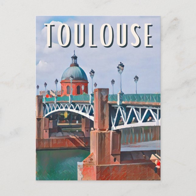 Postal Toulouse Photo Vintage  (Anverso)