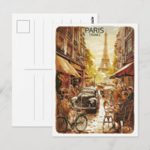 Tour de Eiffel parisina regalos vintage calles ant