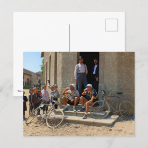 Postal Tour de Francia 1921 Después de la Etapa Tiempo de