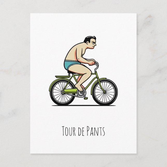 Postal Tour de pantalones (Anverso)