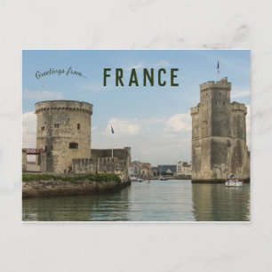 Postal Tour de Saint-Nicolas y Tour de la Chaîne Francia