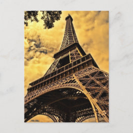 Postal Tour Eiffel París Francia