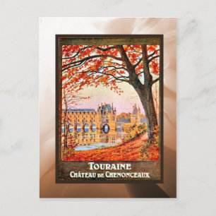 Postal Touraine Chateau de Chemonceaux