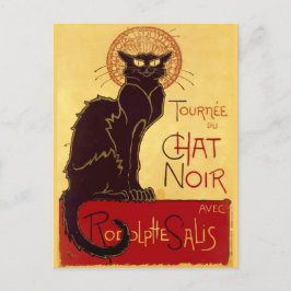 Postal Tournée du Chat Noir, Théophile Steinlen