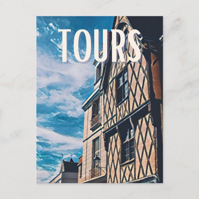 Postal Tours Photo Vintage  (Anverso)