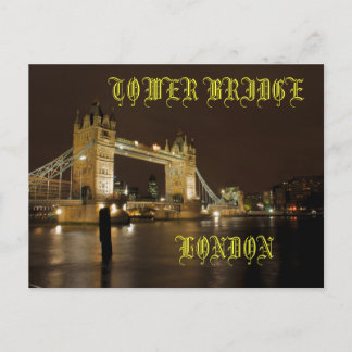 Postal Tower Bridge London Postcard
