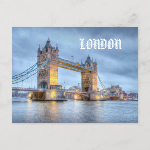 Postal Tower Bridge, London Postcard