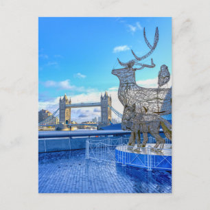 Postal Tower Bridge, London UK Postcard
