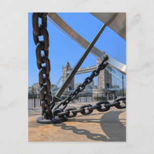 Postal Tower Bridge, London UK Postcard