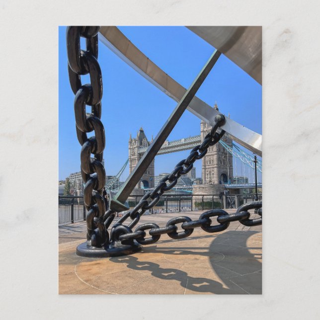 Postal Tower Bridge, London UK Postcard (Anverso)