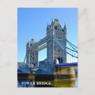 Postal Tower Bridge London UK Postcard