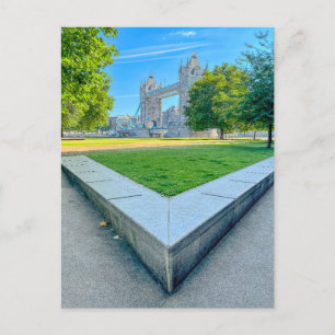 Postal Tower Bridge, London UK Postcard