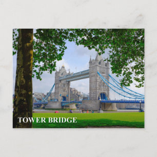 Postal Tower Bridge London UK Postcard