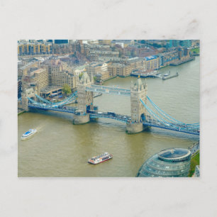 Postal Tower Bridge London UK Postcard