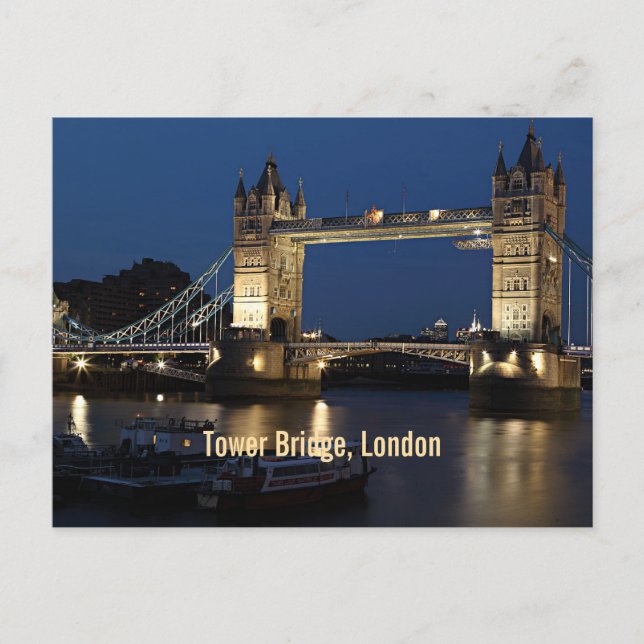 Postal Tower Bridge, Londres, Inglaterra (Anverso)