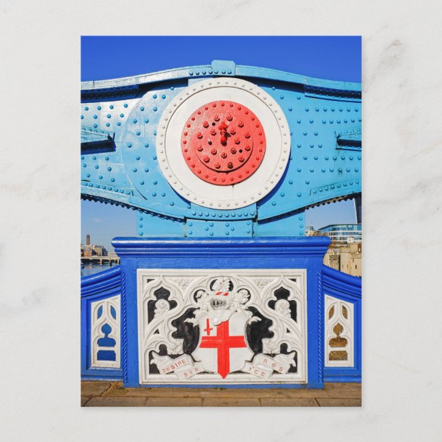 Postal Tower Bridge, Londres Reino Unido (Anverso)