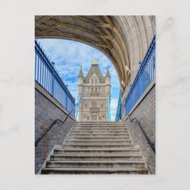 Postal Tower Bridge, Londres Reino Unido (Anverso)
