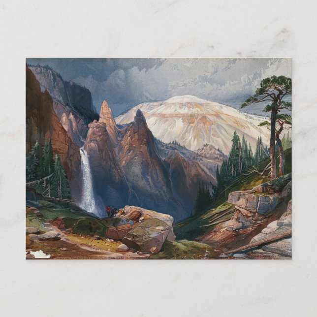 Postal Tower Falls y Sulpher Mountain, Yellowstone  (Anverso)