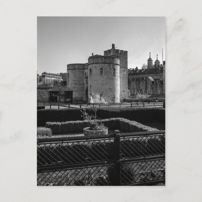 Postal Tower of London, London UK Postcard (Anverso)