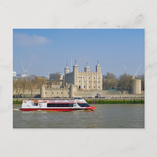 Postal Tower of London, UK Postcard (Anverso)