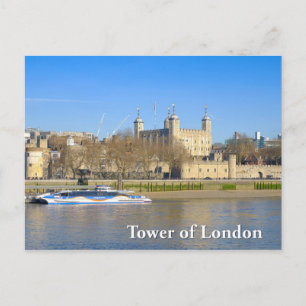 Postal Tower of London, UK Postcard