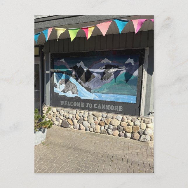 Postal Town of Canmore in Alberta Canada (Anverso)