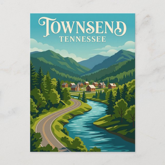 Postal Townsend EE. UU. (Anverso)