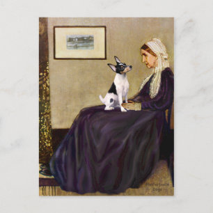 Postal Toy Fox Terrier - La madre de Whistler
