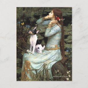 Postal Toy Fox Terrier - Ophelia Sentada